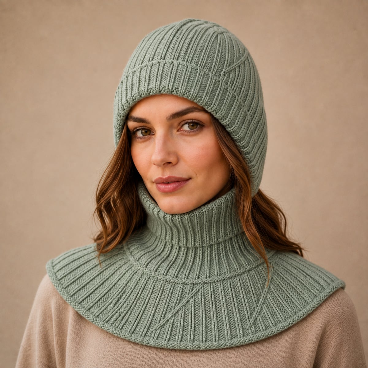 Custom Beanie – Style 07 on model