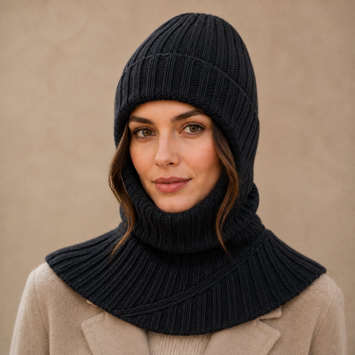 Custom Beanie – Style 07 on model