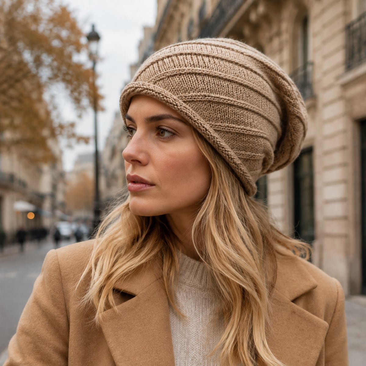 Custom Beanie – Style 11 on model