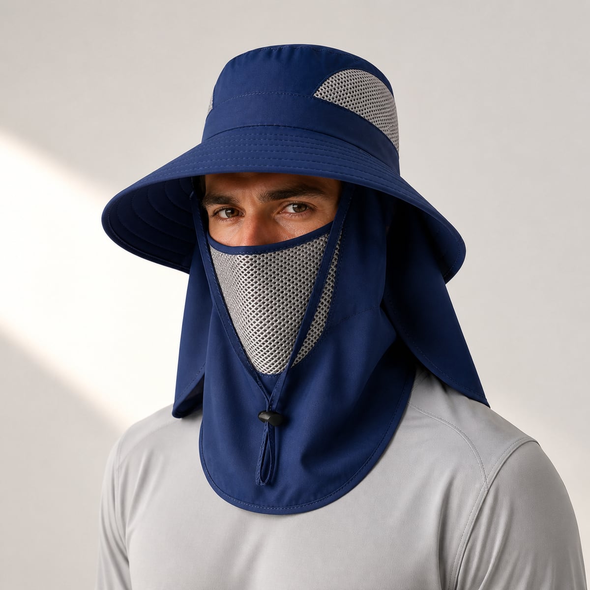 Custom Sun Hat – Style 01 on model