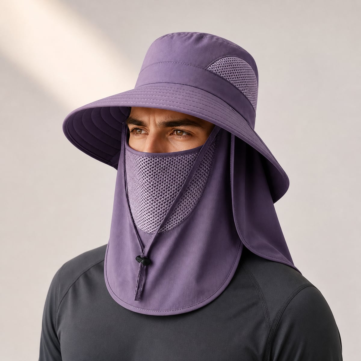 Custom Sun Hat – Style 01 on model