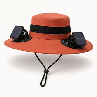 Custom Solar Fan Hat – Style 05 thumb 6