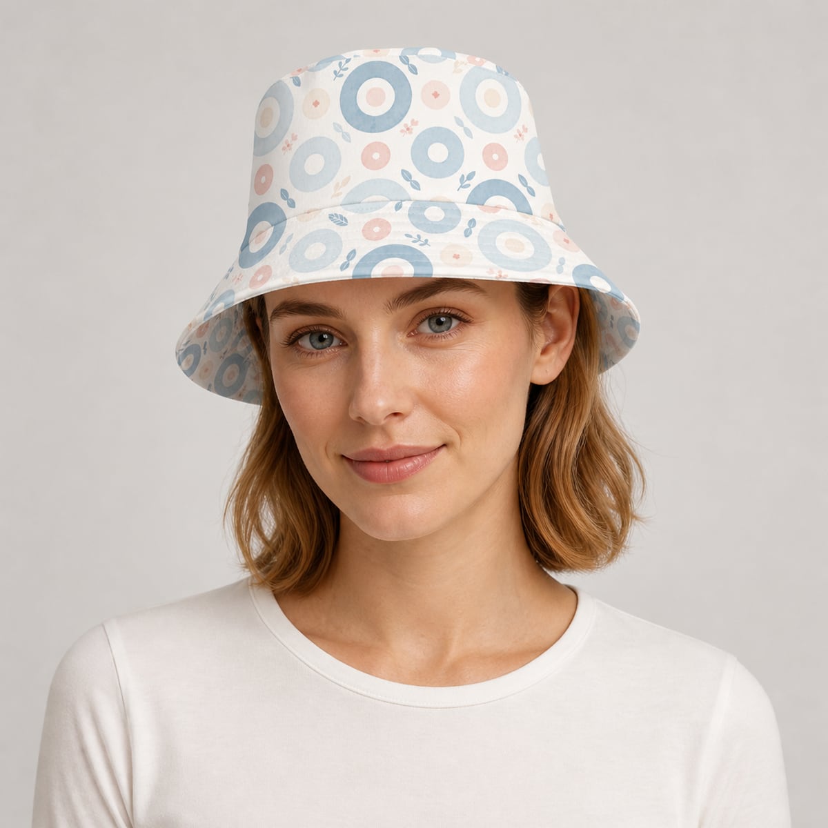 Custom Bucket Hat – Style 12 on model