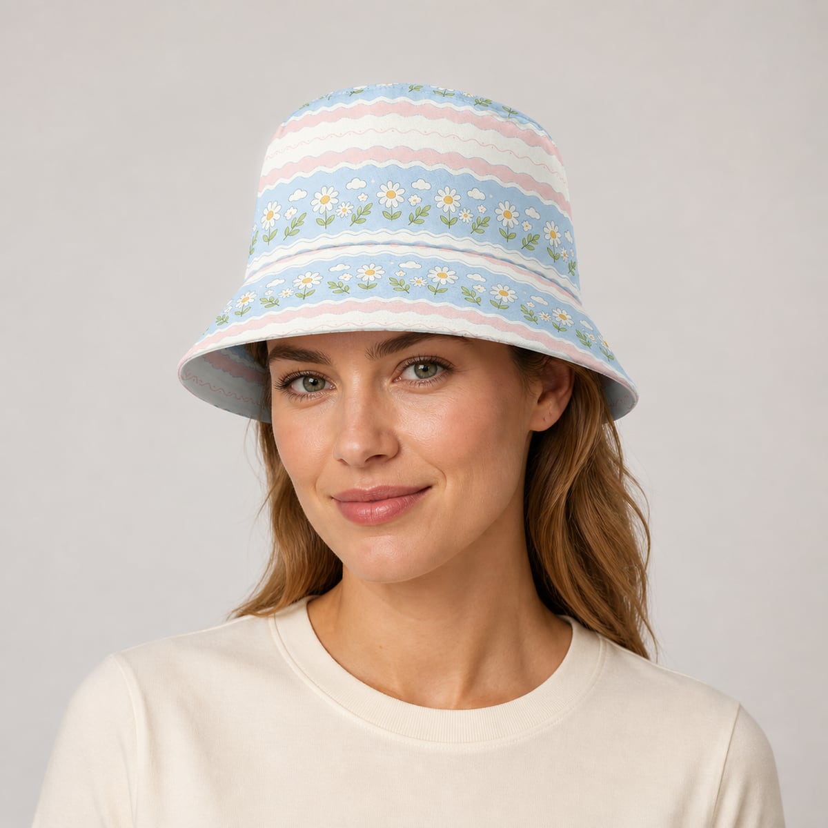 Custom Bucket Hat – Style 12 on model