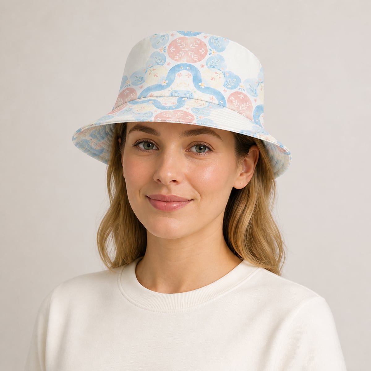 Custom Bucket Hat – Style 12 on model