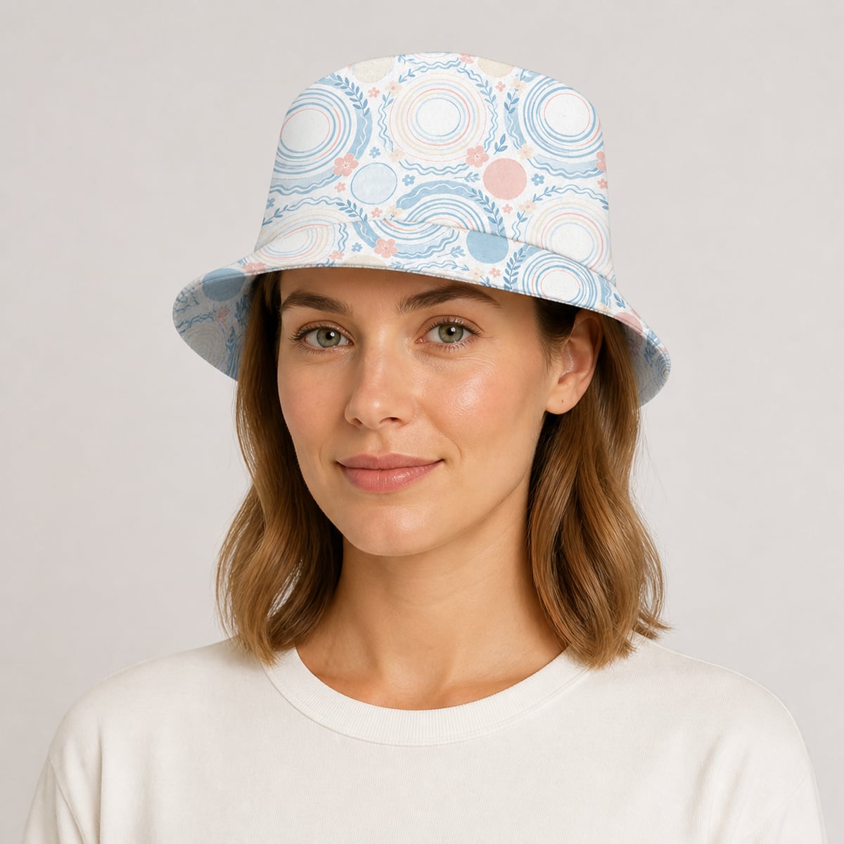 Custom Bucket Hat – Style 12 on model