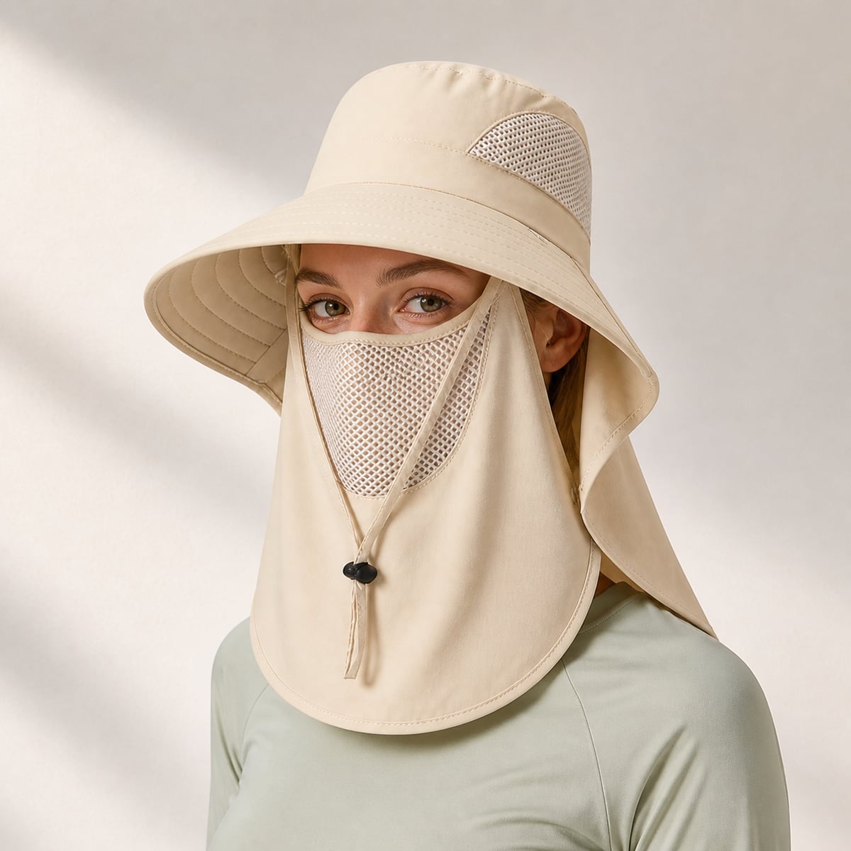 Custom Sun Hat – Style 18 on model