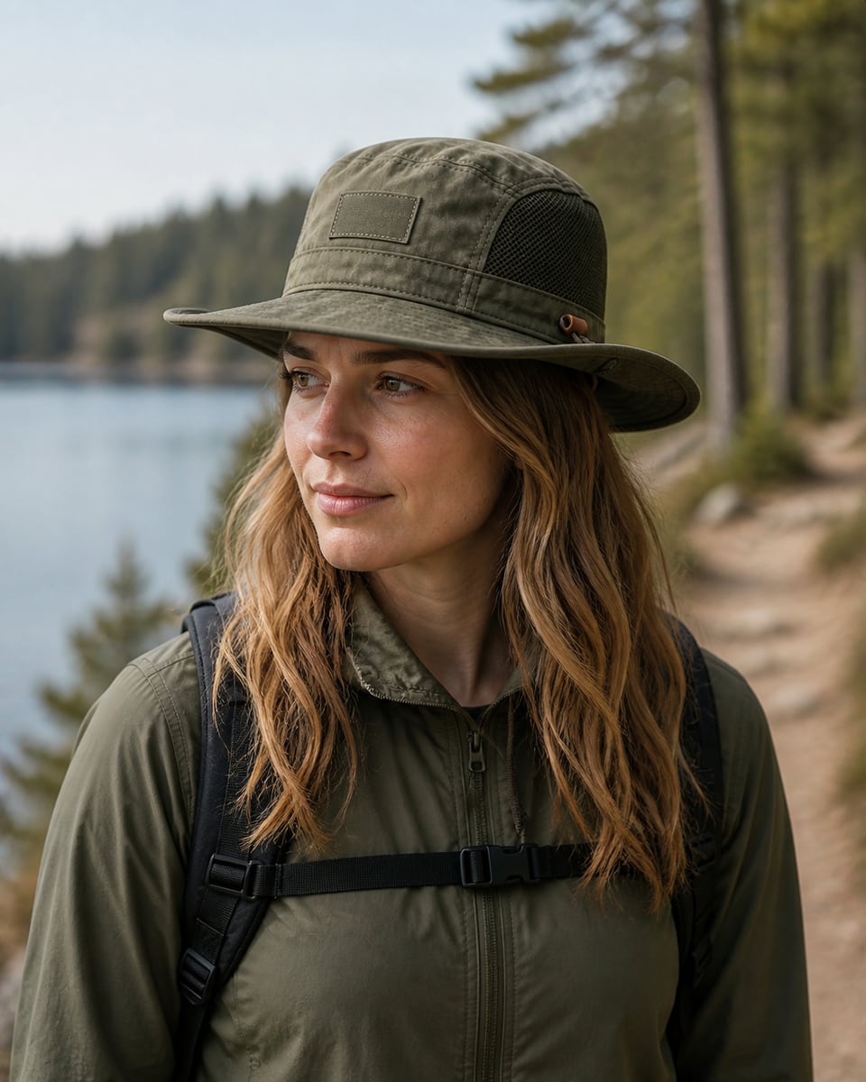 Custom Bucket Hat – Style 19 on model
