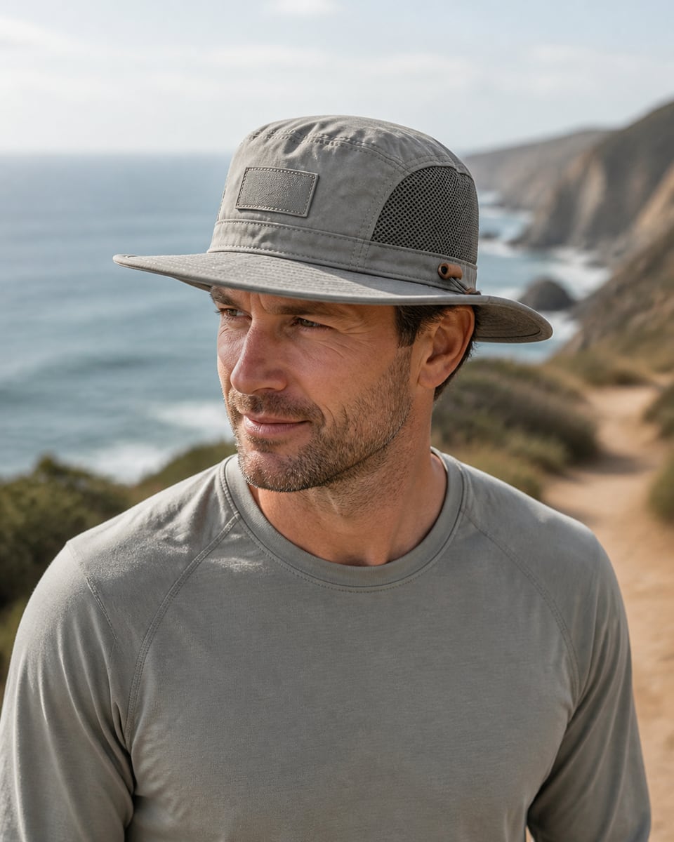 Custom Bucket Hat – Style 19 on model