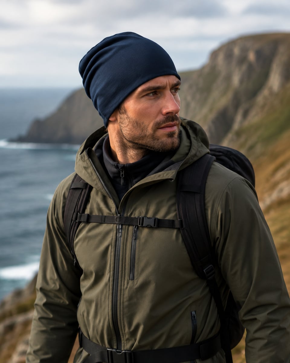 Custom Skull Cap – Style 04 on model