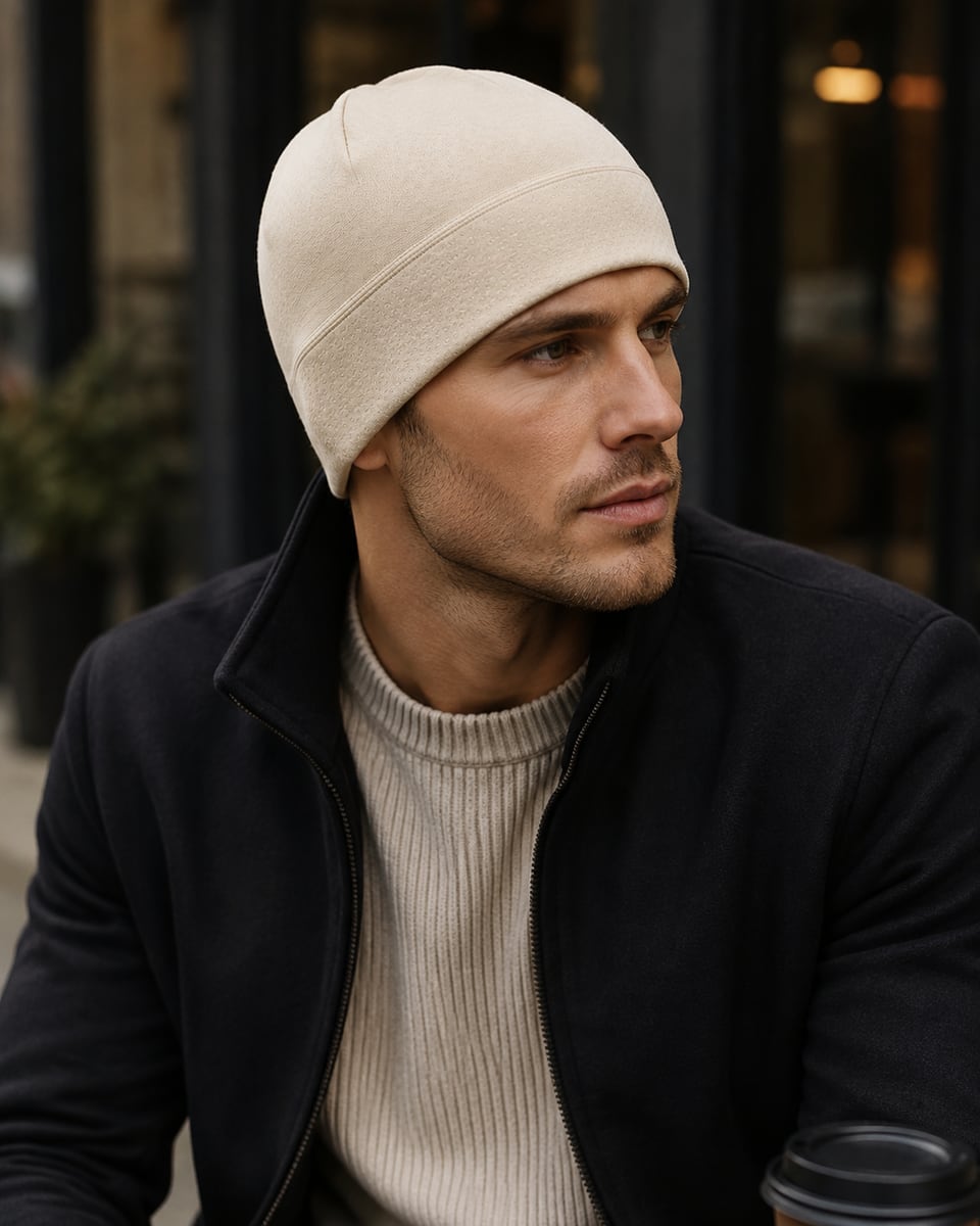 Custom Skull Cap – Style 05 on model