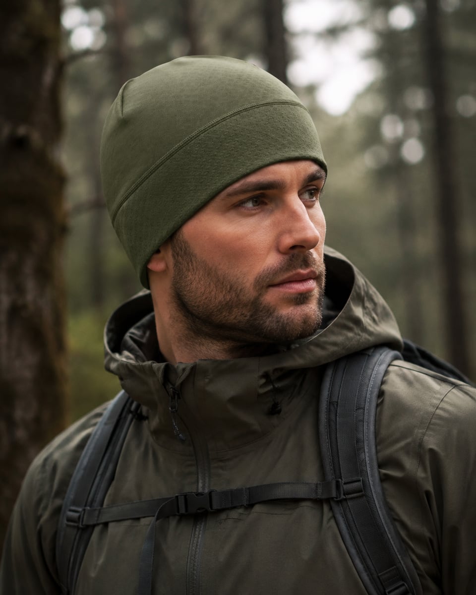 Custom Skull Cap – Style 05 on model