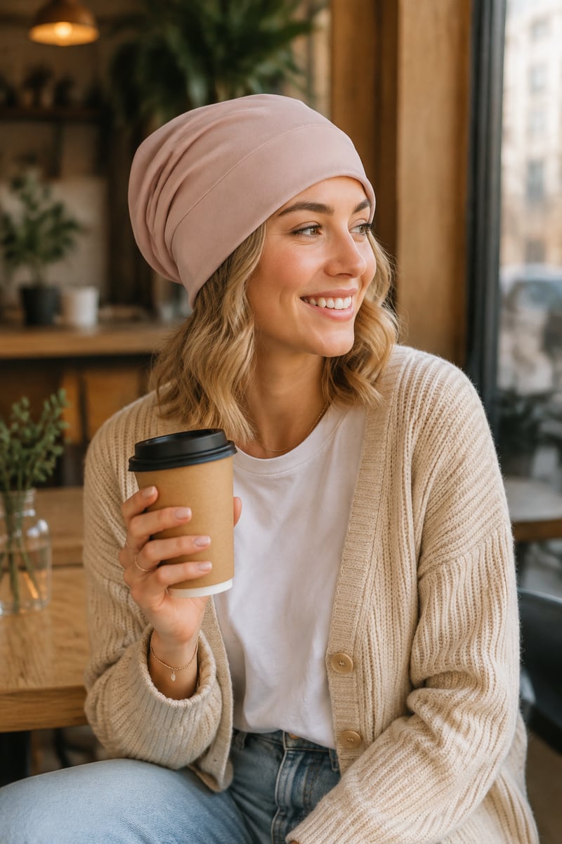 Custom Skull Cap – Style 06 on model