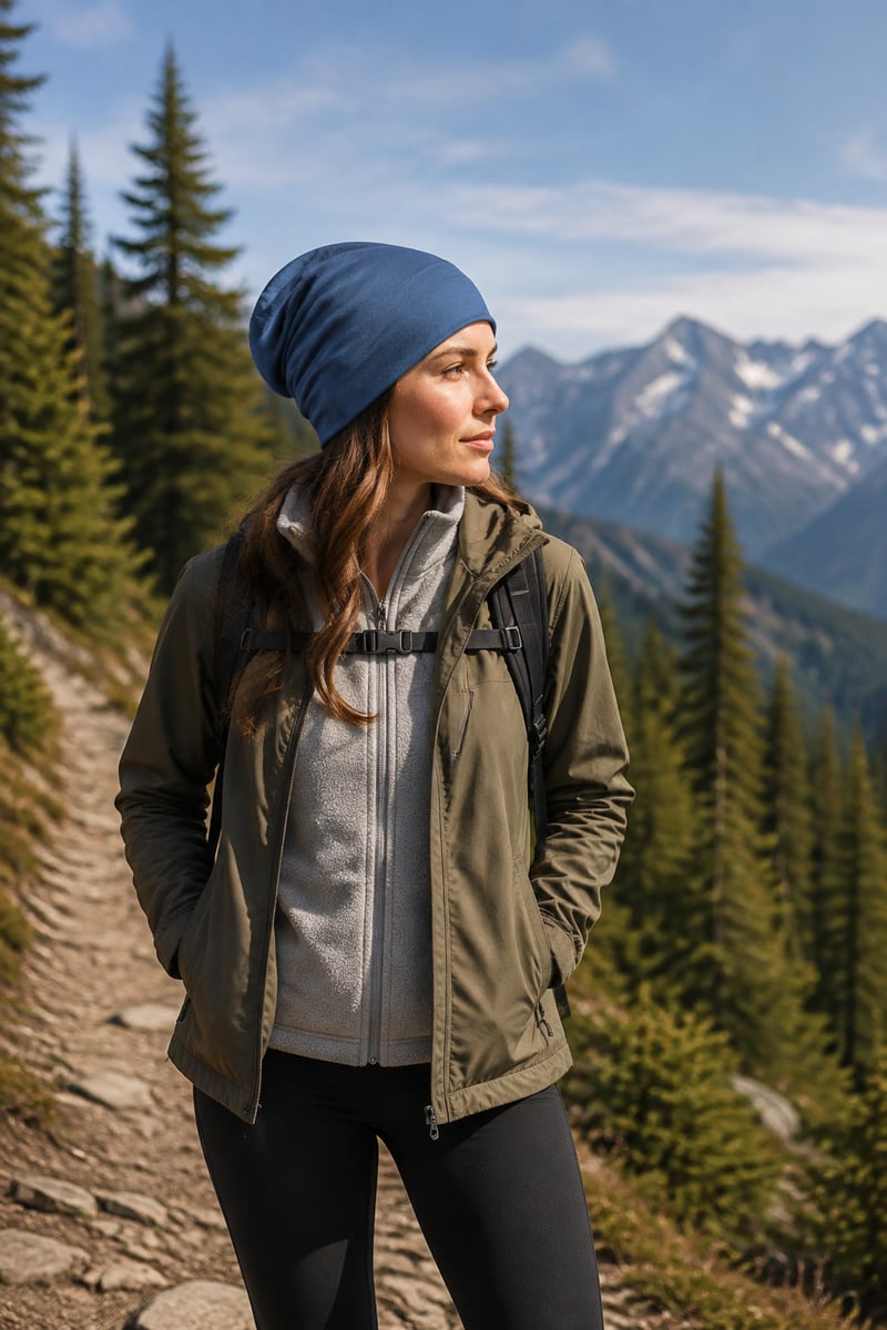 Custom Skull Cap – Style 06 on model