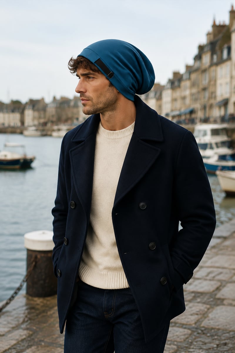 Custom Skull Cap – Style 07 on model