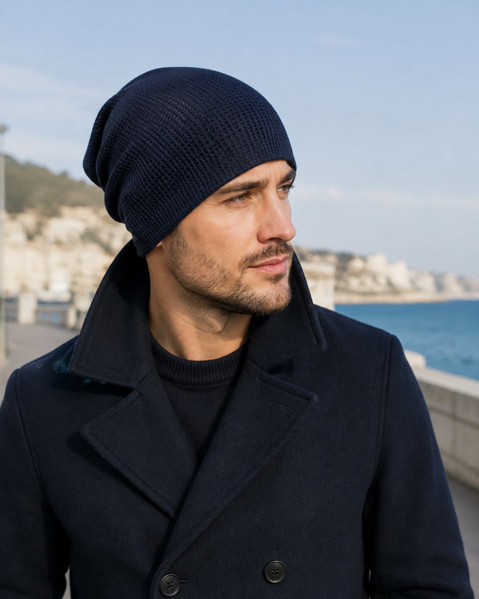 Custom Skull Cap – Style 08 on model