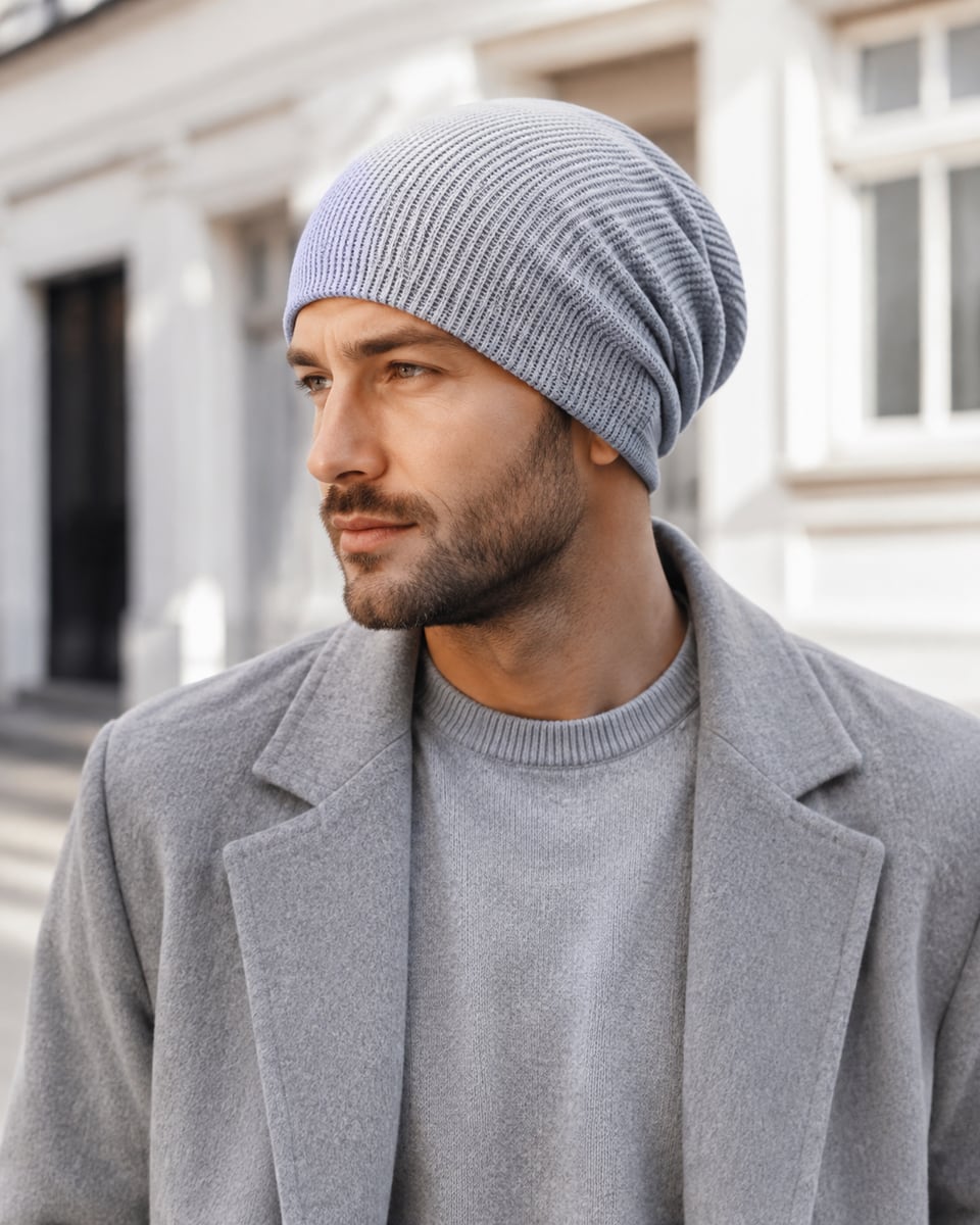 Custom Skull Cap – Style 08 on model