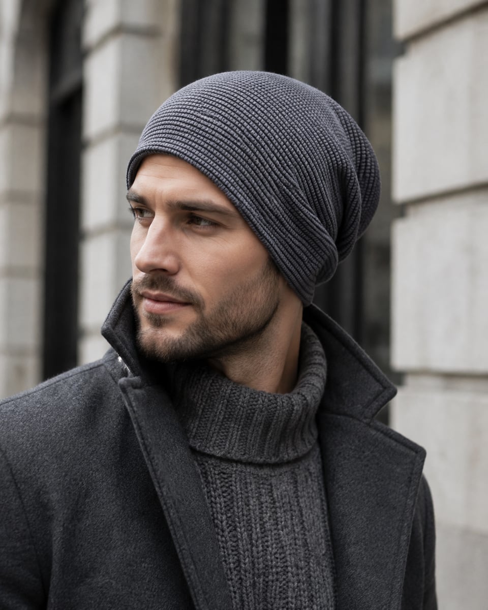 Custom Skull Cap – Style 08 on model