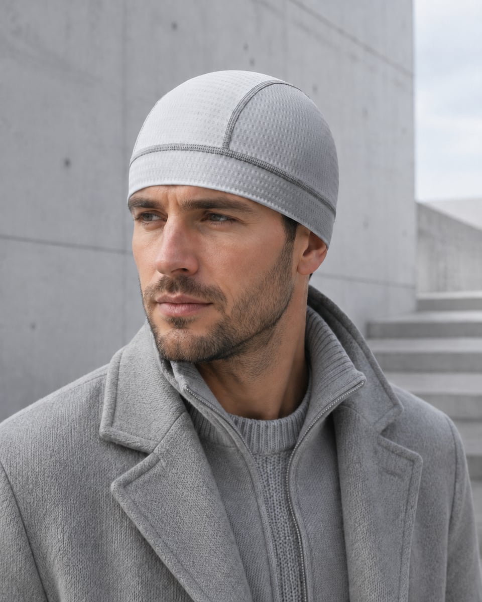 Custom Skull Cap – Style 09 on model