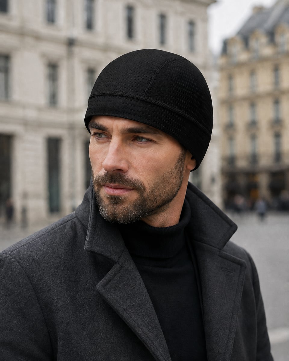 Custom Skull Cap – Style 09 on model