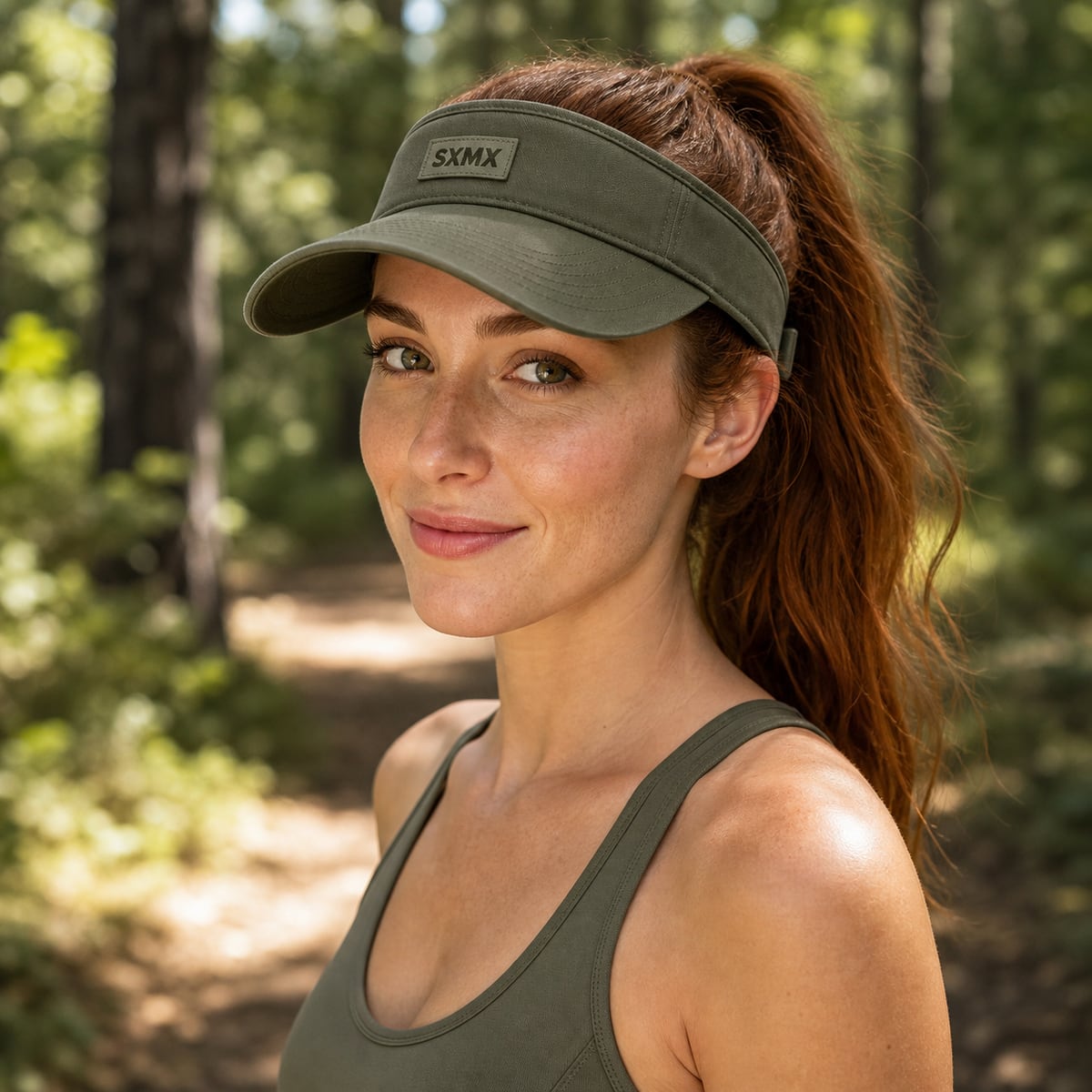 Custom Sun Hat – Style 01 on model