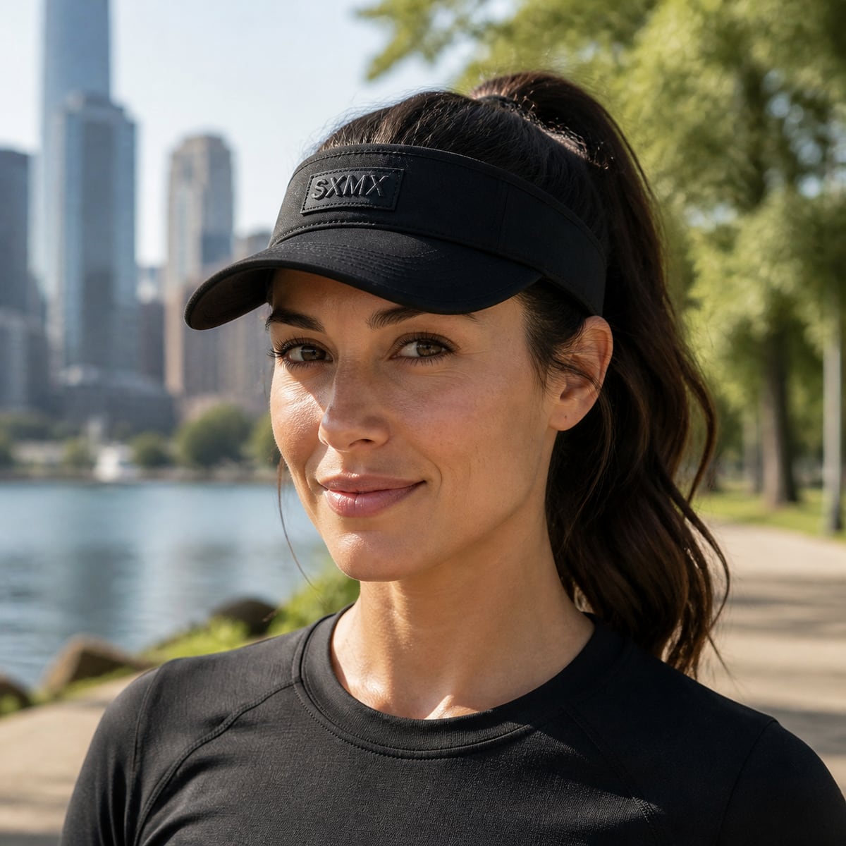 Custom Sun Hat – Style 01 on model