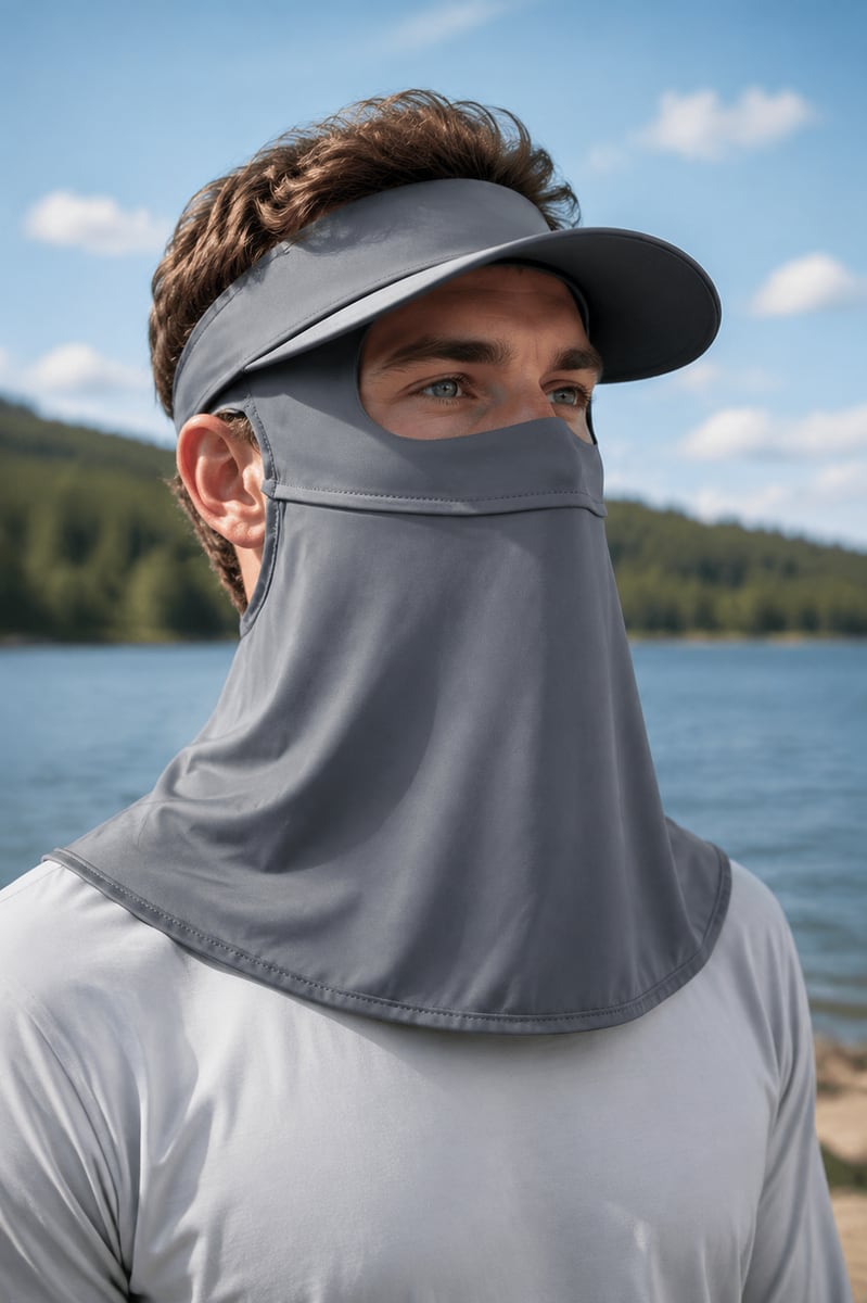Custom Sun Hat – Style 02 on model