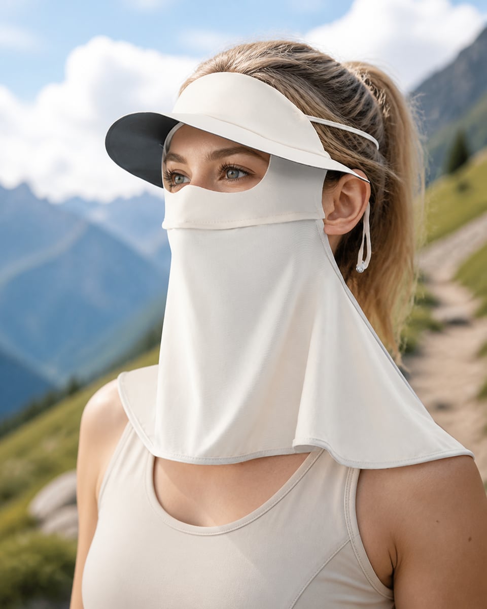 Custom Sun Hat – Style 02 on model