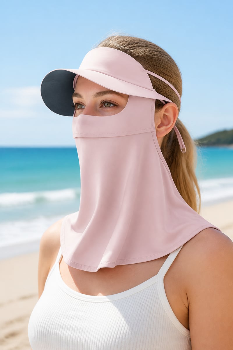 Custom Sun Hat – Style 02 on model