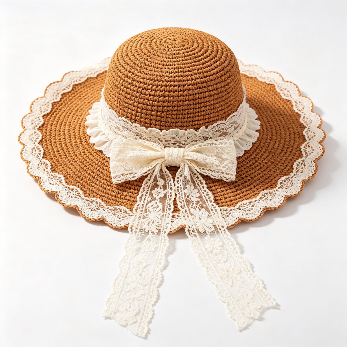 Custom Sun Hat – Style 04 on model