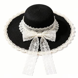 Custom Natural Wide Brim Floppy Straw Sun Hat, UV 50+