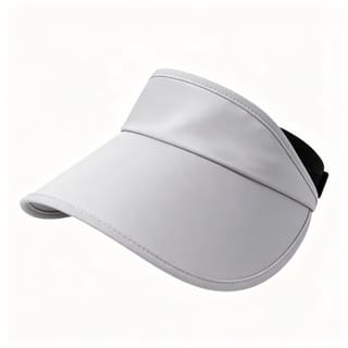 Custom Black Open-Top Cotton Sun Visor Hat, UV 50+ thumb 5
