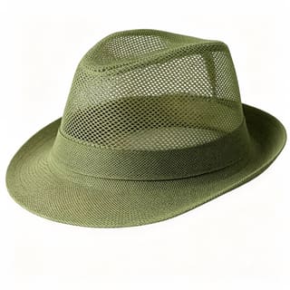 Custom Cream Band Trim Wide Brim Straw Fedora Hat, UV 50+ thumb 5