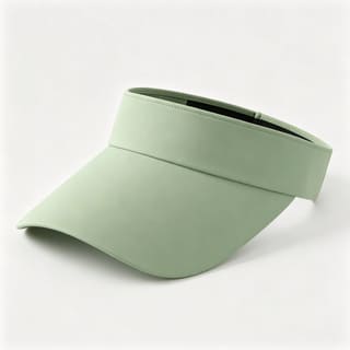 Custom Beige Open-Top Cotton Sun Visor Hat, UV 50+ thumb 3