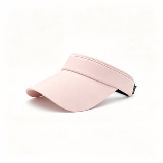 Custom Open-Top Cotton Black Sun Visor Hat, UV 50+ thumb 5