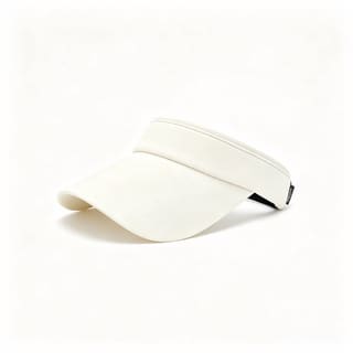 Custom Open-Top Cotton Black Sun Visor Hat, UV 50+ thumb 6