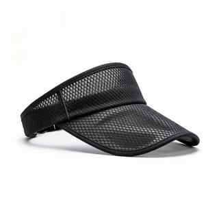 Custom White Lightweight Athletic Open-Top Sun Visor Hat