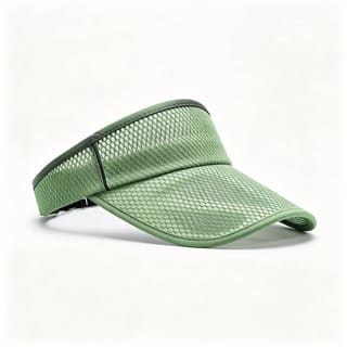 Custom White Lightweight Athletic Open-Top Sun Visor Hat thumb 3