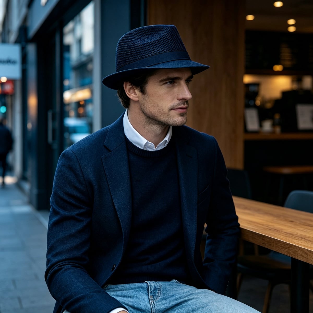 Custom Sun Hat – Style 17 on model