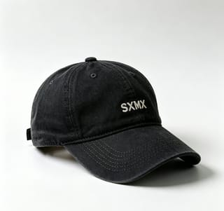 Custom Navy Washed Cotton Dad Cap with Tonal Embroidery thumb 4