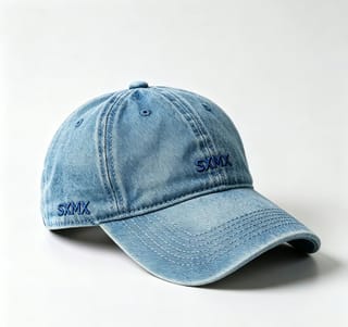 Custom Navy Washed Cotton Dad Cap with Tonal Embroidery thumb 5
