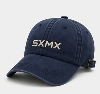 Custom Washed Distressed Baseball Cap with Tonal Embroidery thumb 3