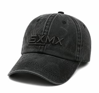 Custom Washed Distressed Baseball Cap with Tonal Embroidery