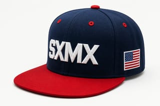 Custom Cream Flat Brim Snapback with American Flag Patch thumb 11