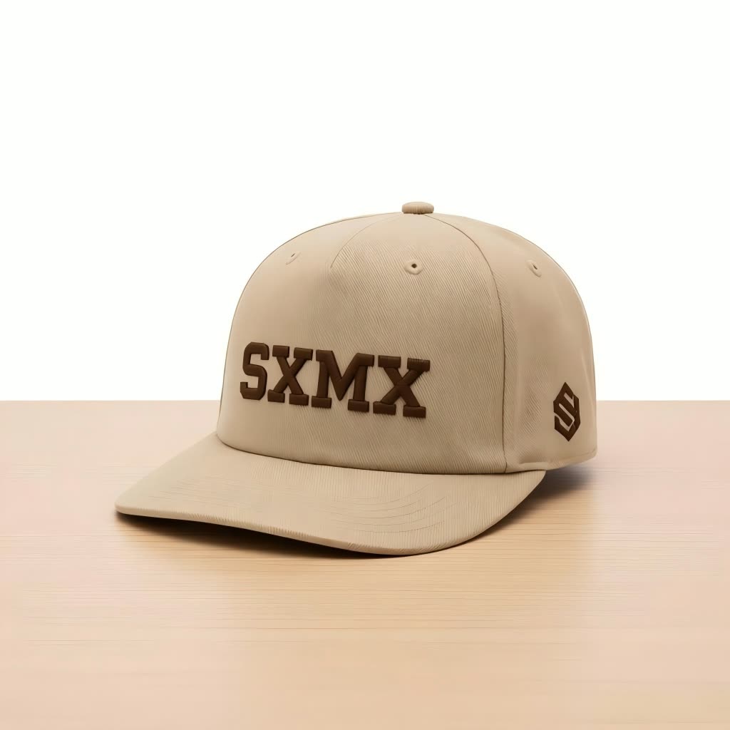 Custom All Black Performance Baseball Cap with White Embroidery scene