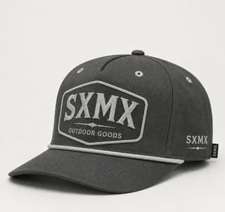 Custom Dark Green Rope Trim Camp Cap with Embroidered Patch thumb 6