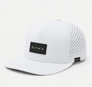 Custom Black Topographic Trucker Cap with Rubber Patch thumb 3