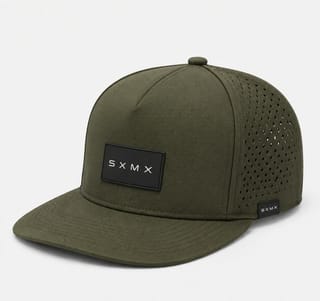 Custom Black Topographic Trucker Cap with Rubber Patch thumb 6