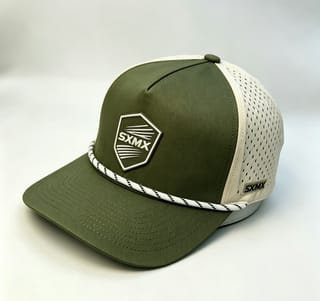 Custom Gray Two-Tone Rope Trim Cap with Embroidered Patch thumb 3