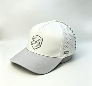 Custom Gray Two-Tone Rope Trim Cap with Embroidered Patch thumb 5